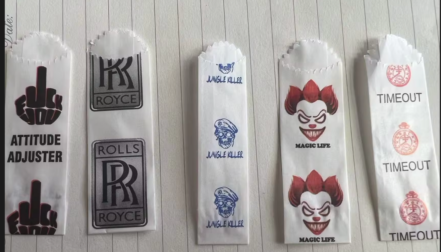 Premium 24mm Skinny Vellum Glassine Stamp Wax Paper Bags – Standard Size